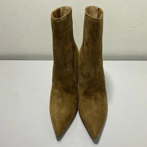 NEW VERONICA BEARD Women’s Lisa Suede Booties – Brown Stiletto Heel - Picture 9 of 11